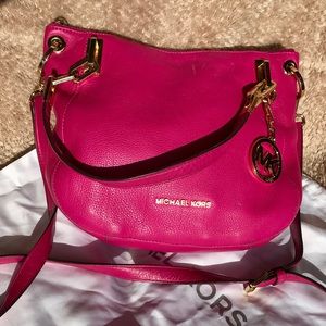 Michael Kors pink crossbody bag